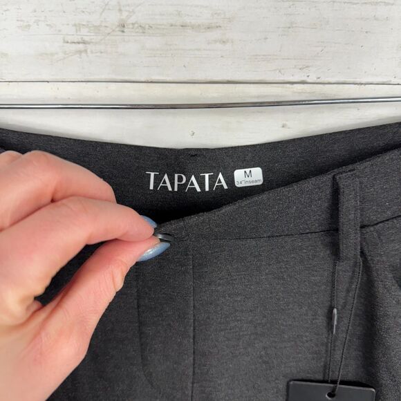 Elegant Charcoal Boot Cut Pants - Picture 5 of 5